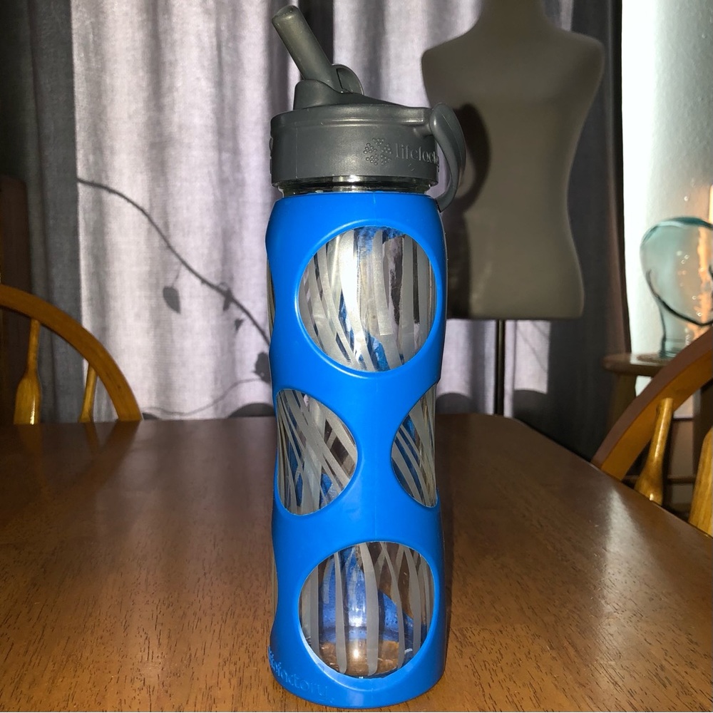 Lifefactory Blue 22 oz Water Bottle